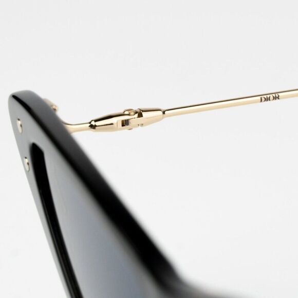 NEW Dior MISSDIOR B4U CD40105U 01V 12B0 Shiny Black Blue Unisex Sunglasses - Picture 11 of 13